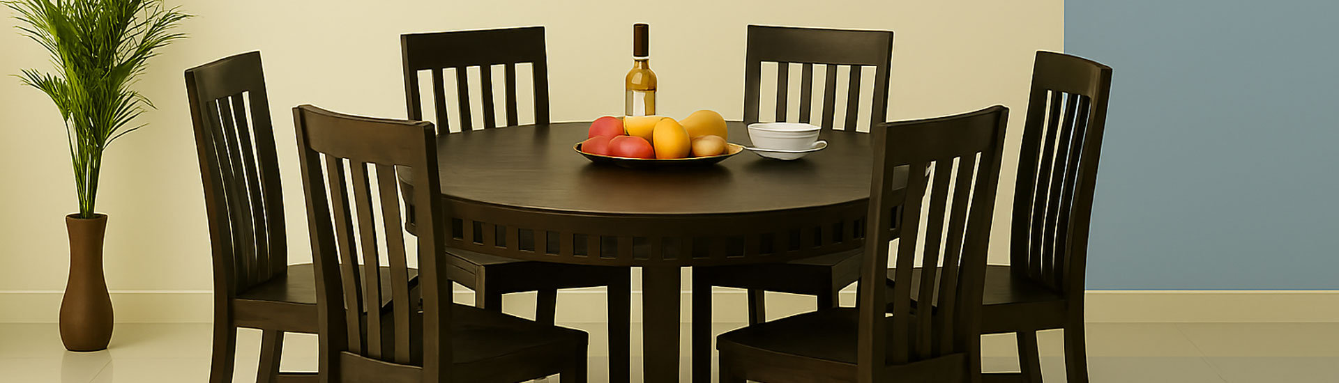 Round Dining Sets - Decorewala Furniture | Buy Stylish and Quality ...