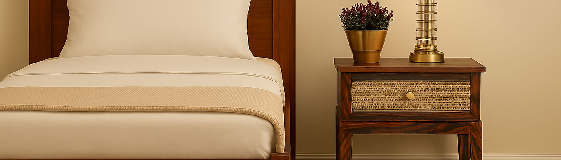 Solid Wood Bedside Tables