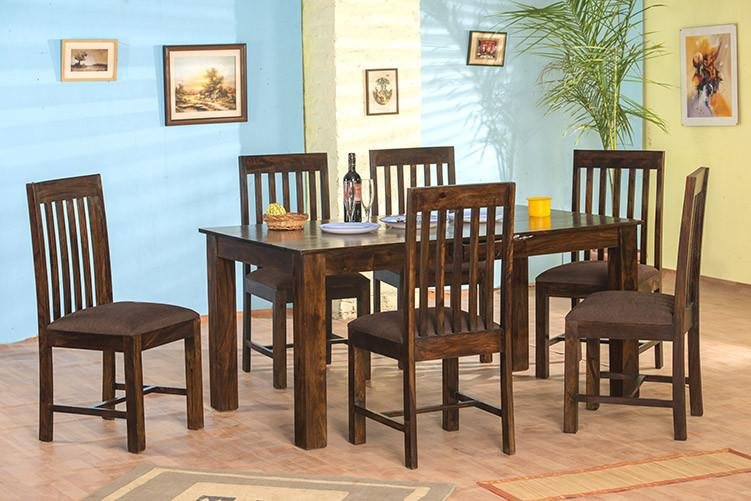 Solid Wood Turner Dining Set ( With Bench & Drawers )