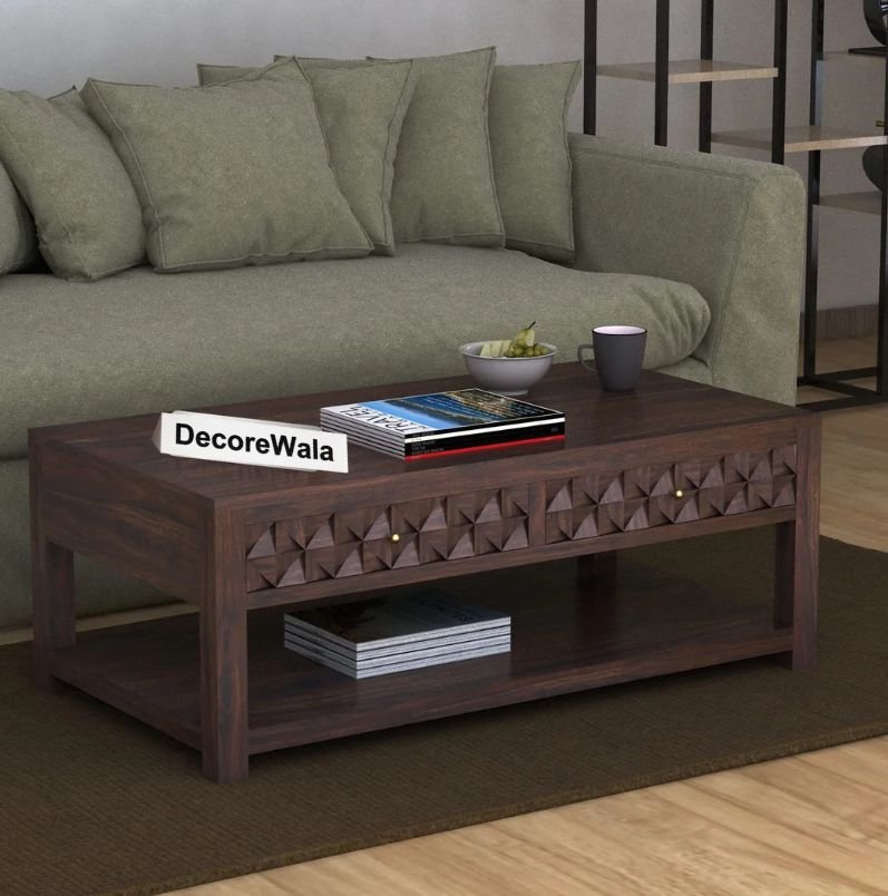 Beanoak Solid Sheesham Wood Coffee Table
