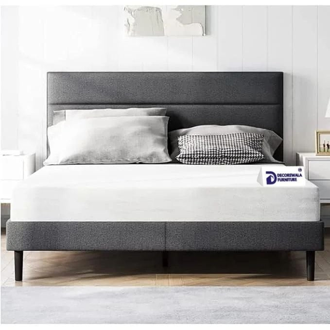 Modern Upholstered King Size Bed | Premium Fabric Bed