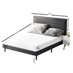 Modern Upholstered King Size Bed | Premium Fabric Bed