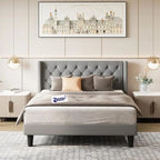 Modern Upholstered King Size Bed | Premium Fabric Bed