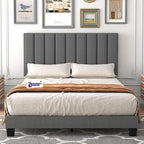 Modern Upholstered King Size Bed | Premium Fabric Bed