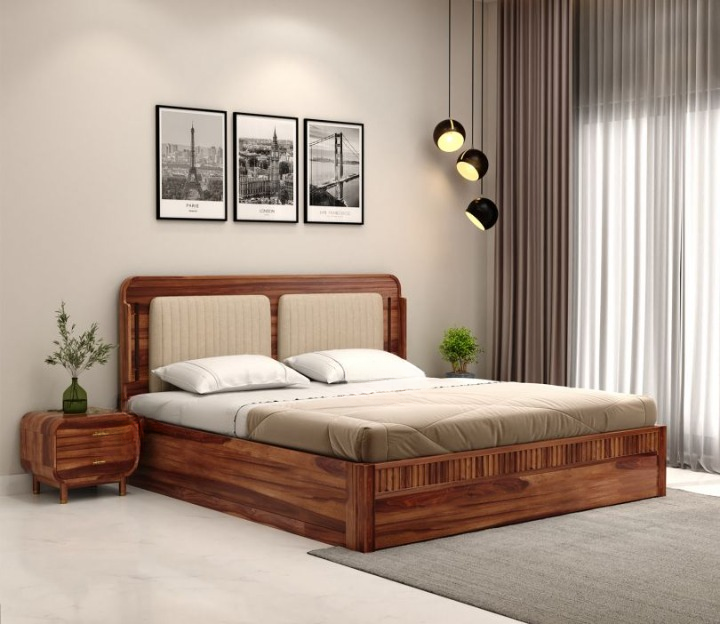 Slumbra Premium Sheesham Wood Bed