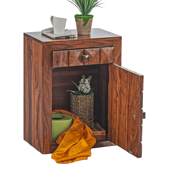 Solid Wood Bowley Bedside Table