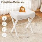 Dressing Table Upholstered Classic Stool for Living Room | Sitting & Dressing Table