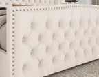 Modern Upholstered King Size Bed – Premium Fabric Bed