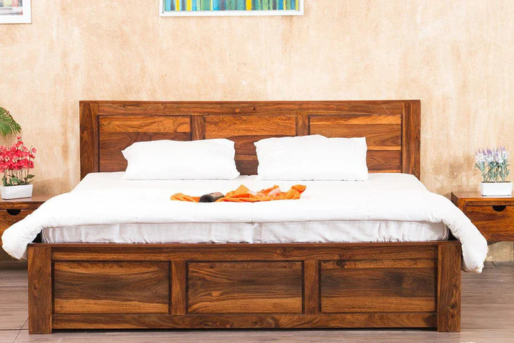 Bed Solid Wood Essential with Storage from Home/Bed Room