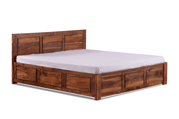 Bed Solid Wood Essential with Storage from Home/Bed Room