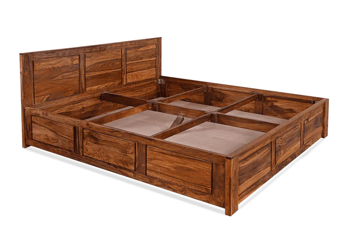 Bed Solid Wood Essential with Storage from Home/Bed Room