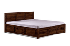 Bed Solid Wood Essential with Storage from Home/Bed Room