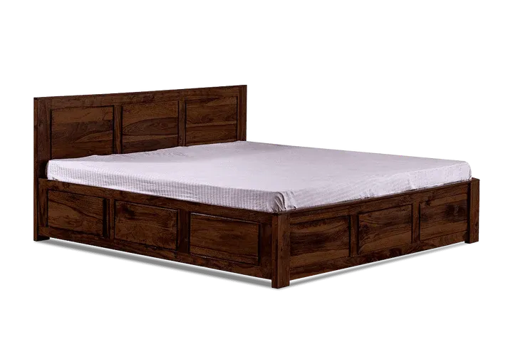 Bed Solid Wood Essential with Storage from Home/Bed Room