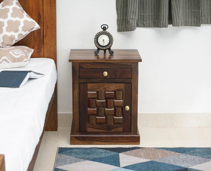Pune One Drawer one Door Bedside Table
