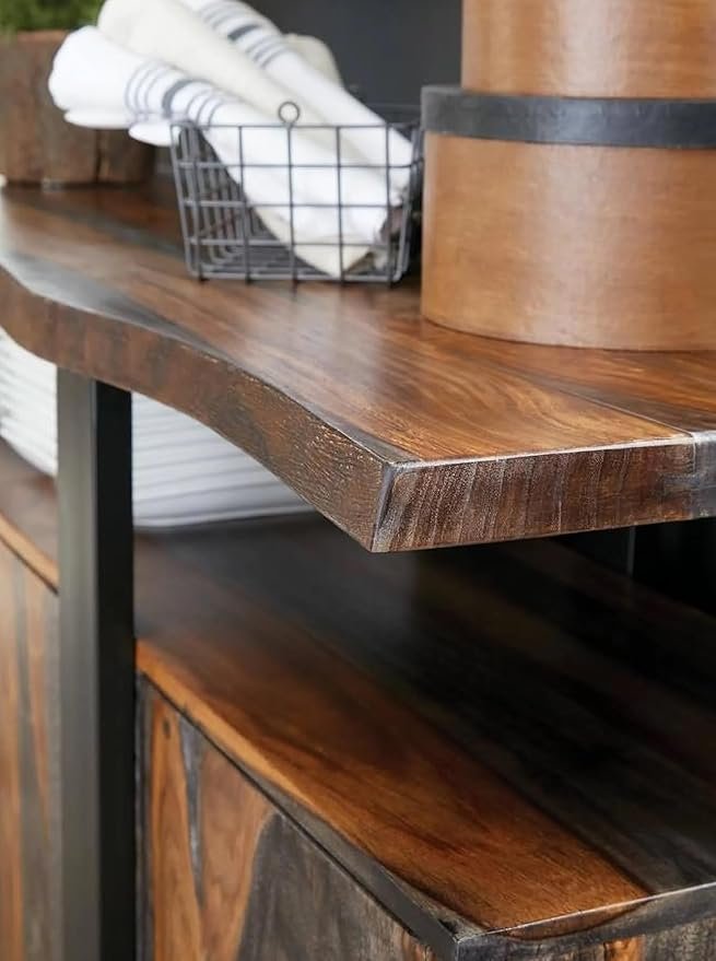 Sideboard Cabinet for Living Room | Kitchen Cabinets 4 Door | Storage Unit for Bedroom