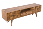 Solid Wood Million Tv Unit with 2 Doors & Drawer