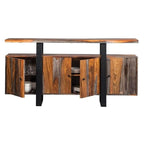 Sideboard Cabinet for Living Room | Kitchen Cabinets 4 Door | Storage Unit for Bedroom