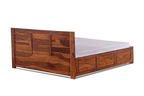 Solid Wood Essential Bed with Hydraulic Storage