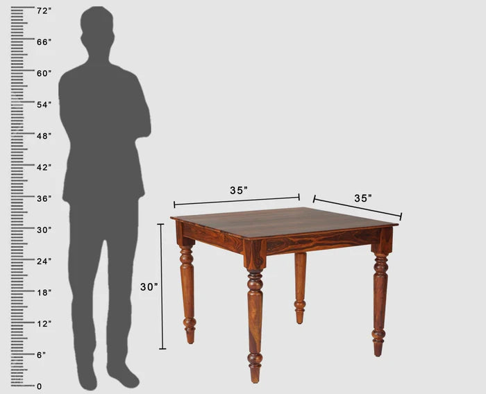 Belgium 4 Seater Dining Set With 4 Chairs