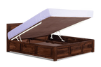 Solid Wood Essential Bed with Hydraulic Storage