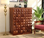 Auric Large Bar Cabinet Solid Wood Modern Style