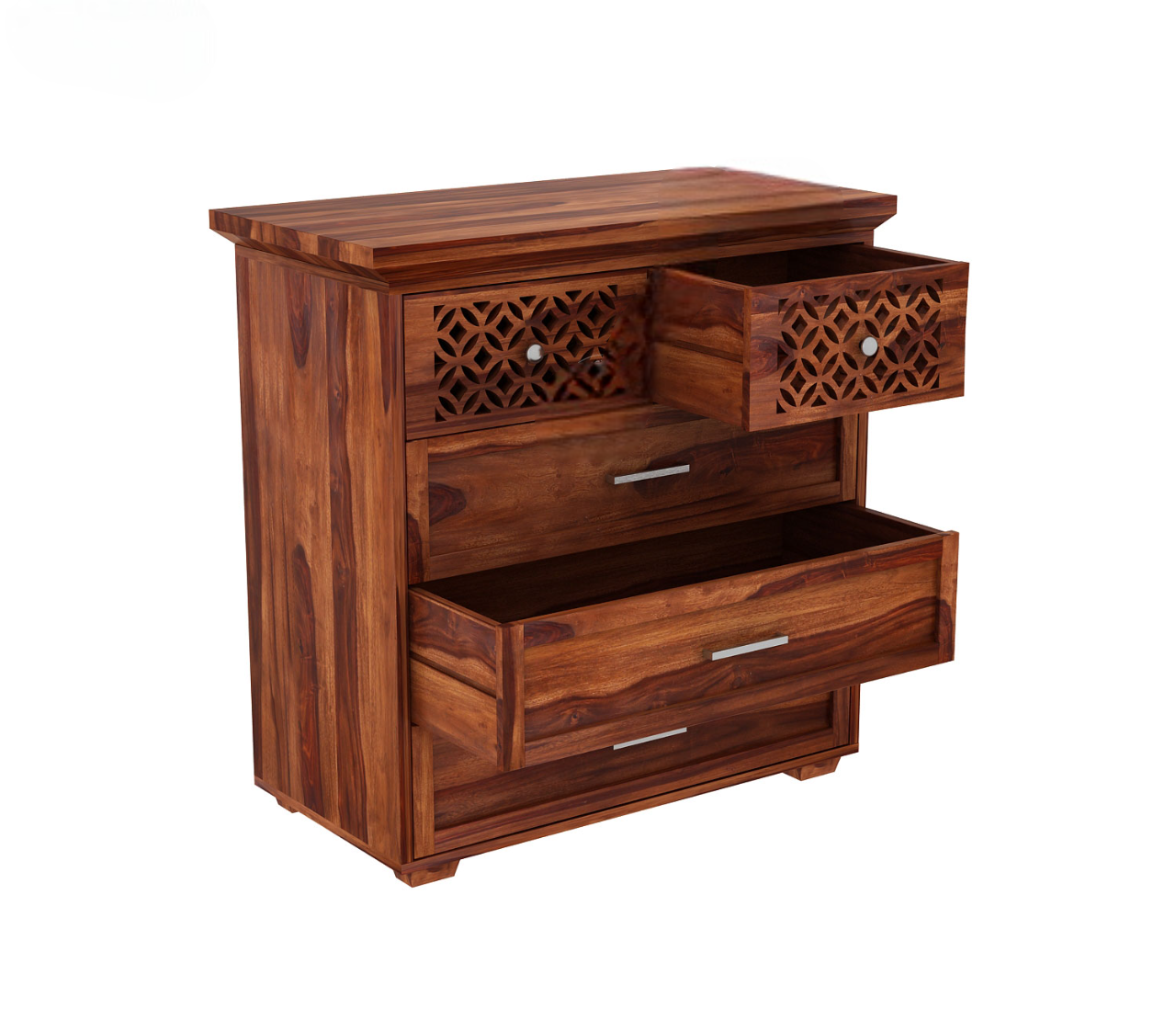 Cambrey 5-Drawer Wooden Chest Of Drawers