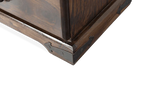 Solid Wood Jali 3 Drawer Bedside