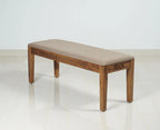 Frankfurt Sheesham Wood 6 Seater Dining Table Set with 4 Chair & 1 Bench for Dining Room