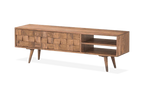 Solid Wood Million Tv Unit with 2 Doors & Shelf