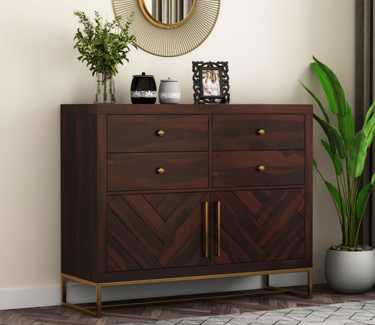 Jett 4-Drawer Wooden Chest Of Drawers