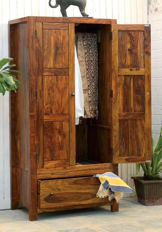 Sorelle Solid Wood Cubex Wardrobe