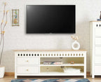 Alexandria Solid Wood TV Cabinet- 2 Drawer