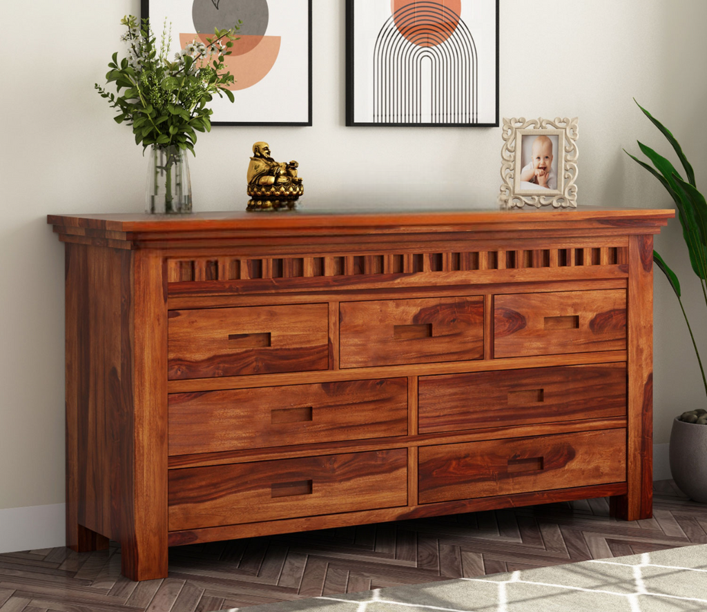 Adolph 7-Drawer Wooden Chest Of Drawers