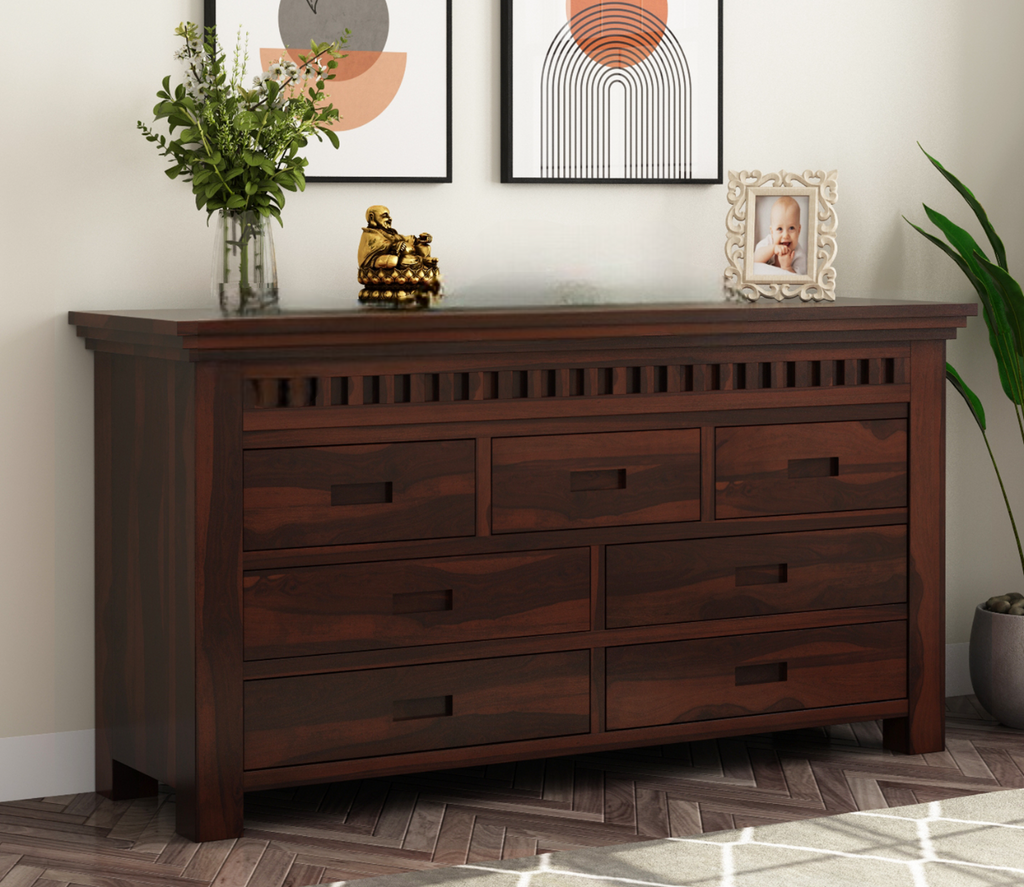 Adolph 7-Drawer Wooden Chest Of Drawers