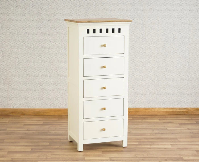 Alexandria Solid Wood Chest of Drawer- 5 Drawer