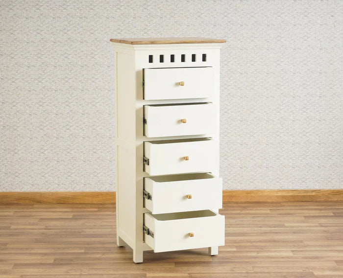 Alexandria Solid Wood Chest of Drawer- 5 Drawer