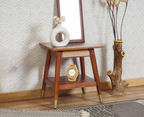 Boston Solid Wood Rattan Cane End Table