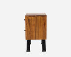 Barcelona Solid Wood Two Drawer Bedside Table