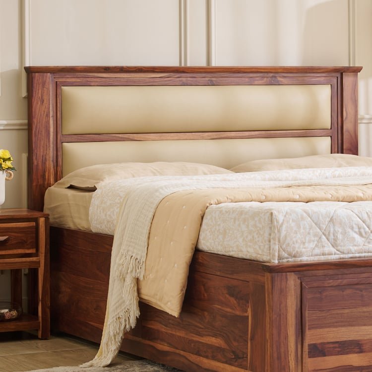 Bed Solid Wood Queen Bed with Hydraulic Storage