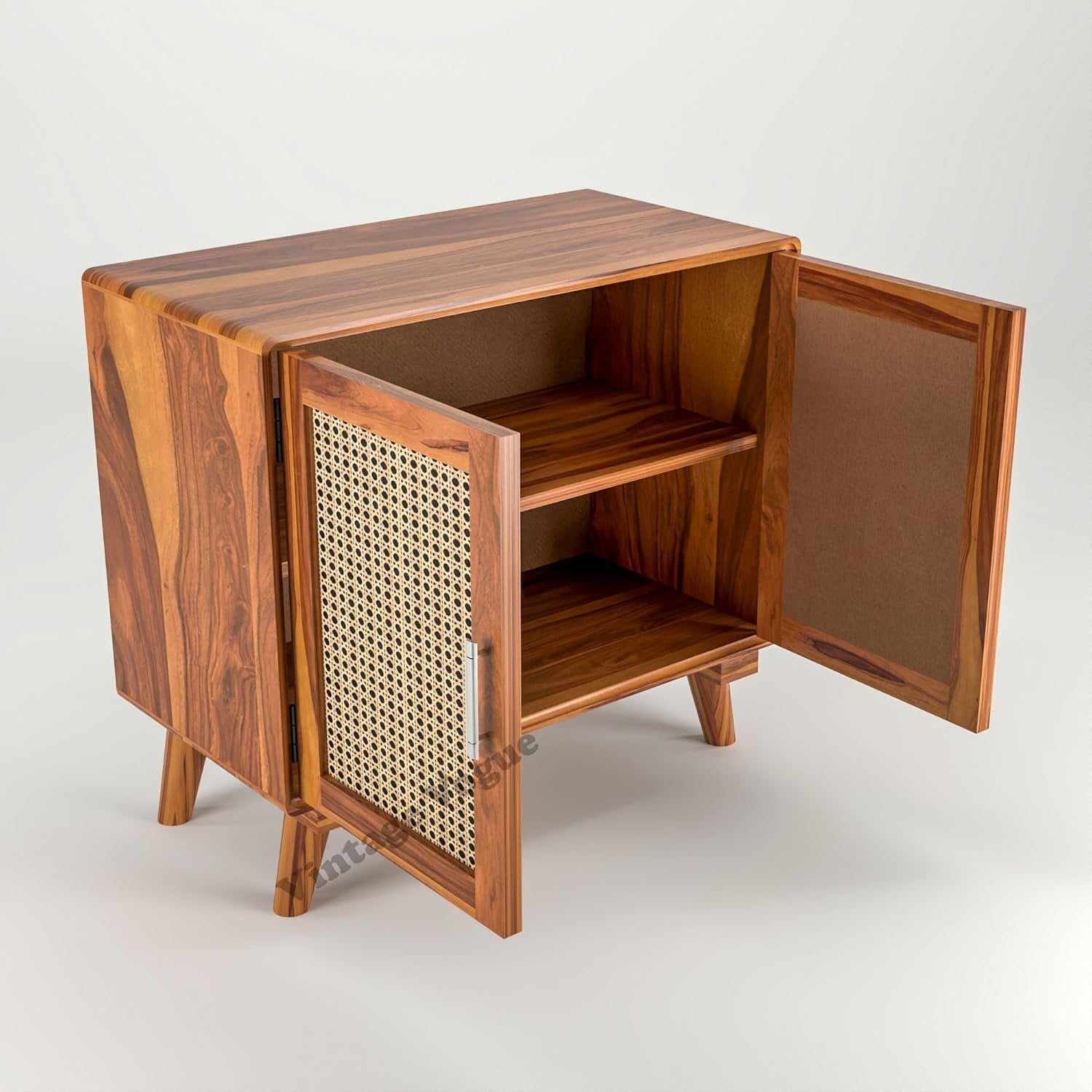 Cabinet with 2 Door & 2 Shelves Storage Cabinet