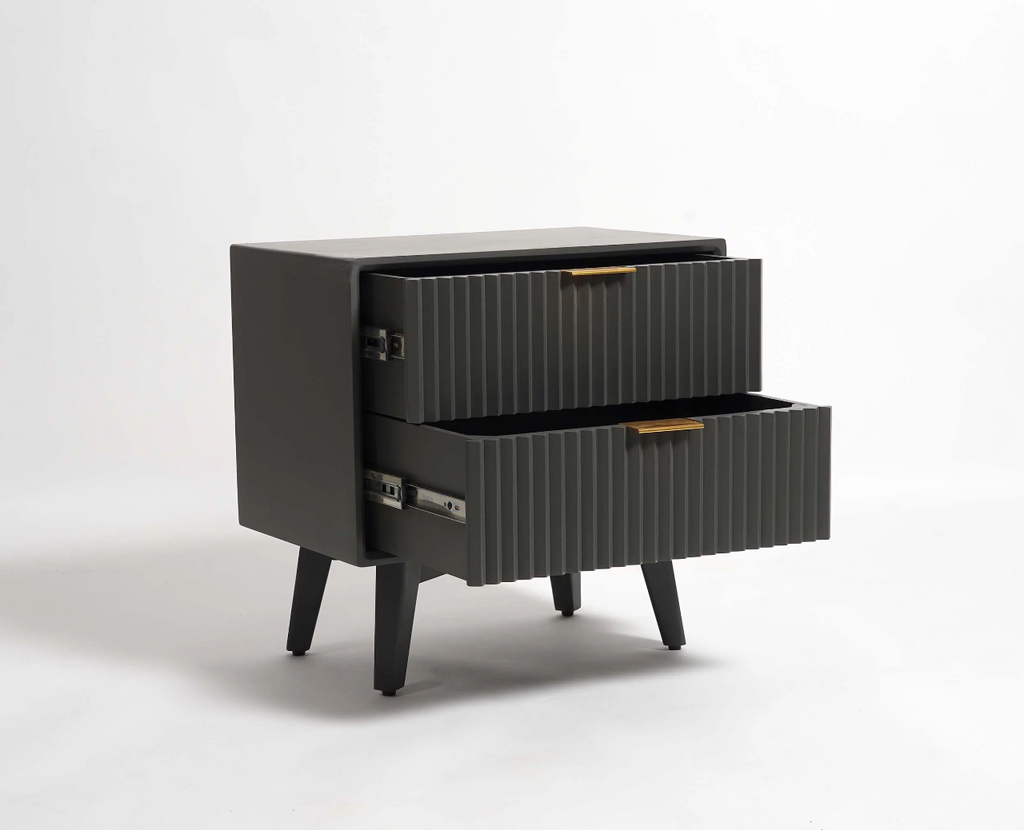 Bengaluru Solid Wood Bedside Table
