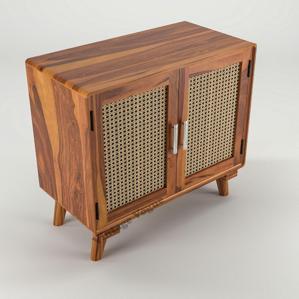 Cabinet with 2 Door & 2 Shelves Storage Cabinet