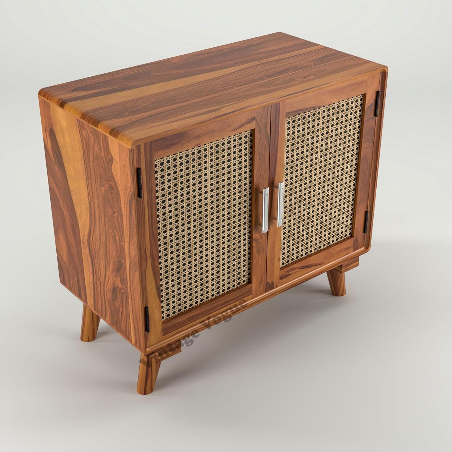 Cabinet with 2 Door & 2 Shelves Storage Cabinet