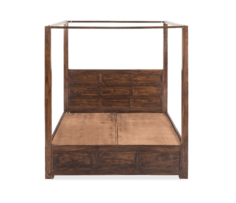 Nestora Solid Wood Poster Bed With Storage Home