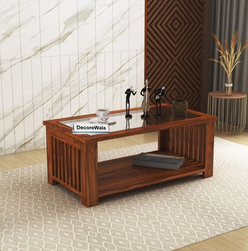 Roastin Solid Sheesham Wood Coffee Table