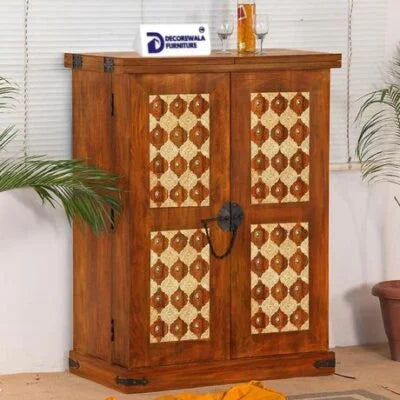 Solid Wood Brass Royale Bar