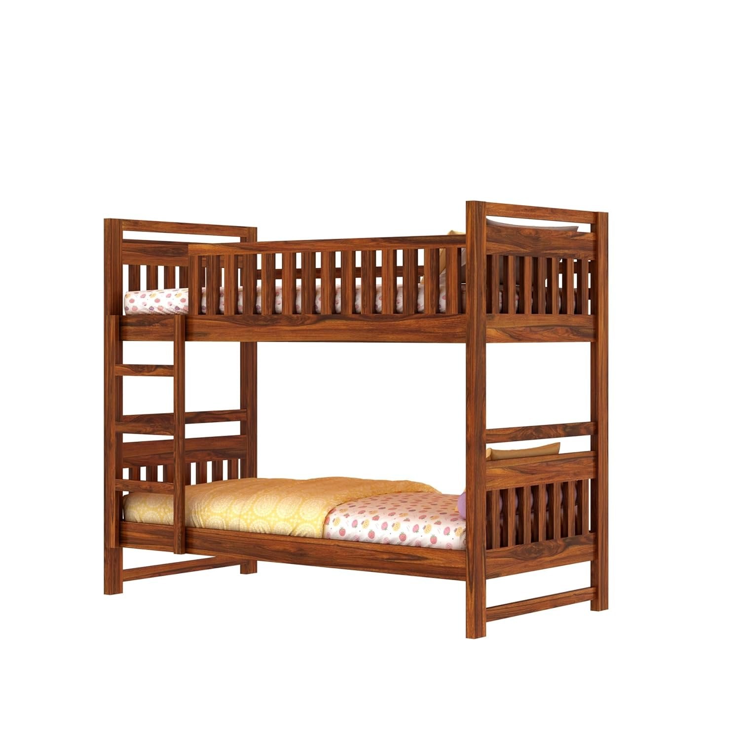 Timblyn Solid Sheesham Wood Bunk Bed (Without Storage)