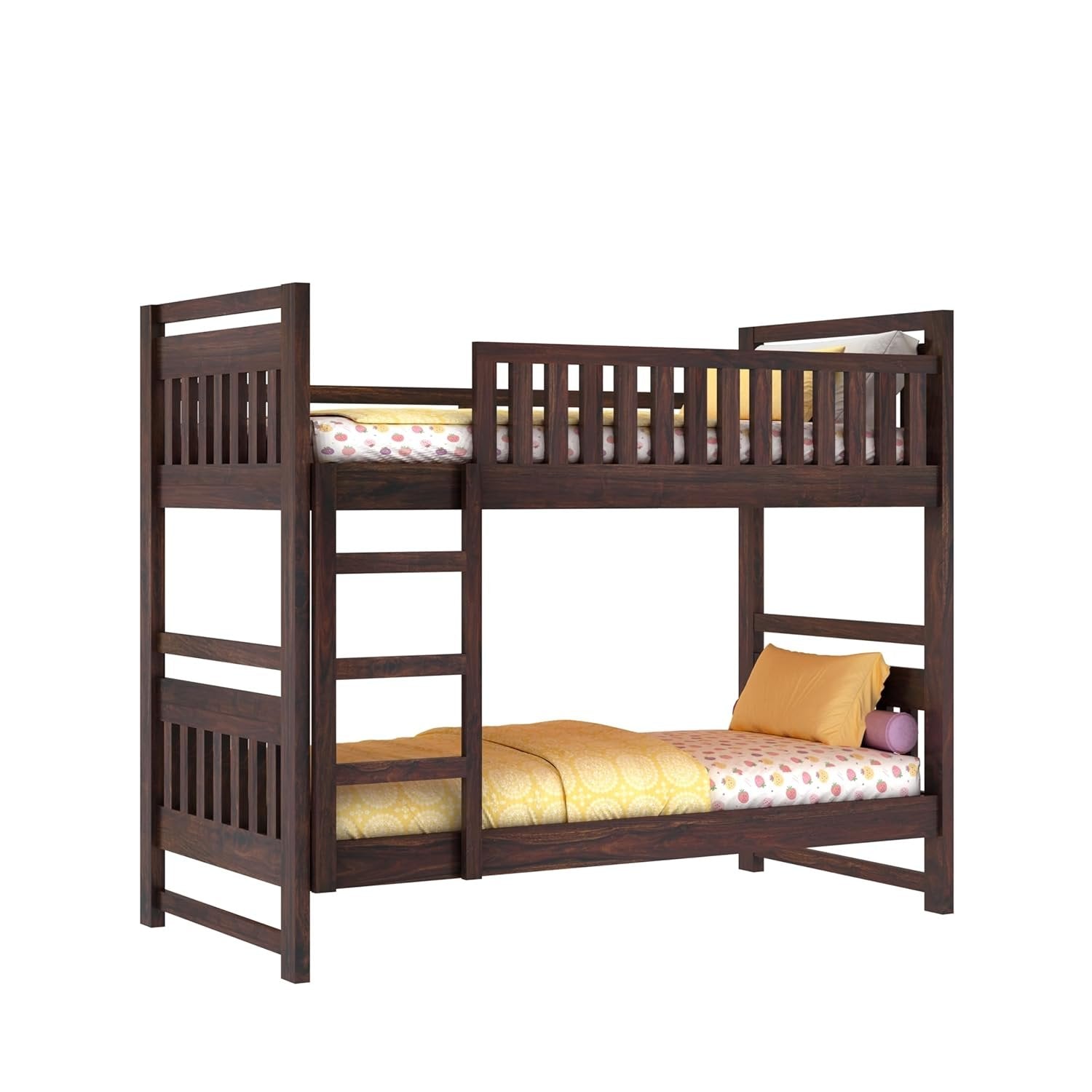 Timblyn Solid Sheesham Wood Bunk Bed (Without Storage)