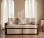wooden sofa cum bed