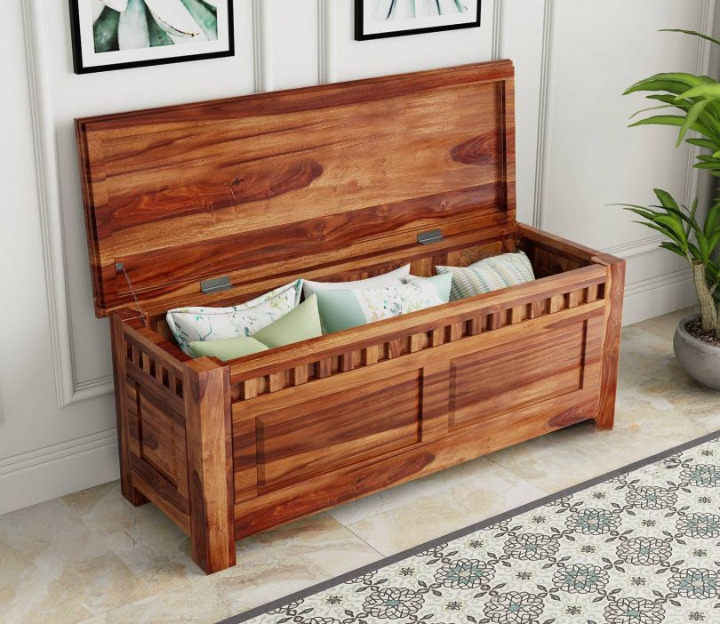 Orza Solid Wood Trunk Box